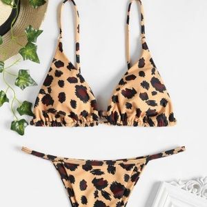 Cheetah bikini set new